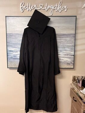Herff Jones Classic Black Graduation Gown with Cap